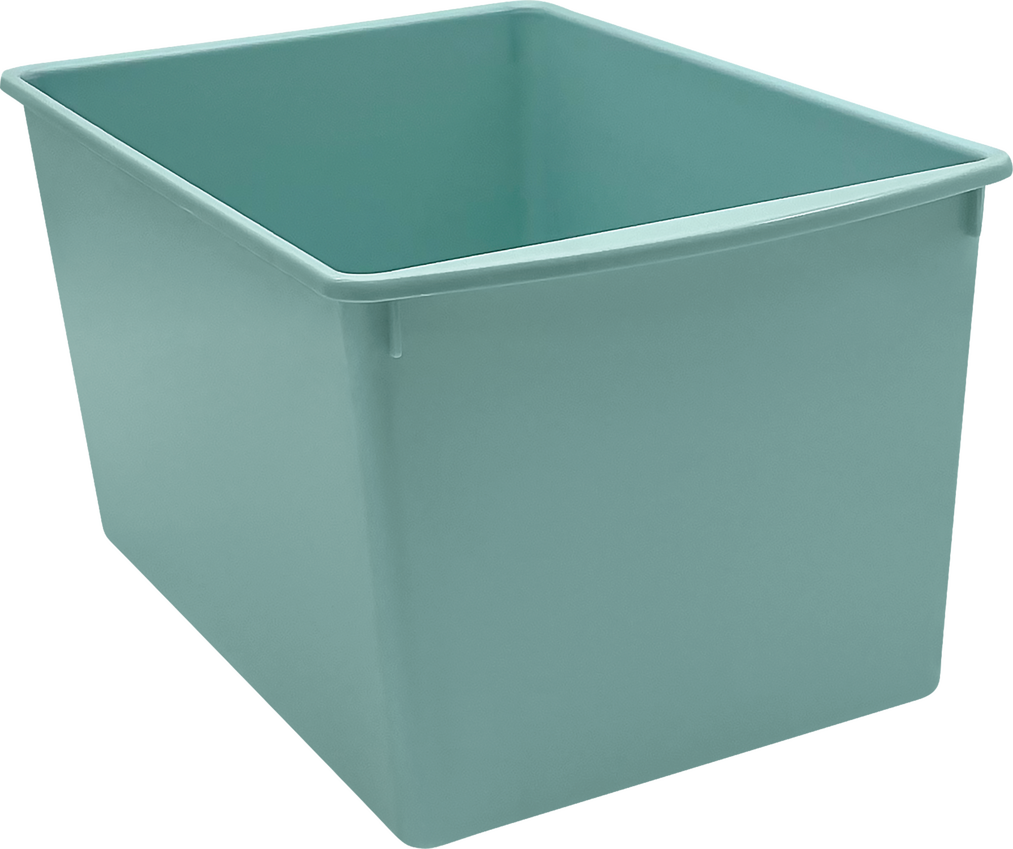 Calming Blue Plastic Multi-Purpose Bin