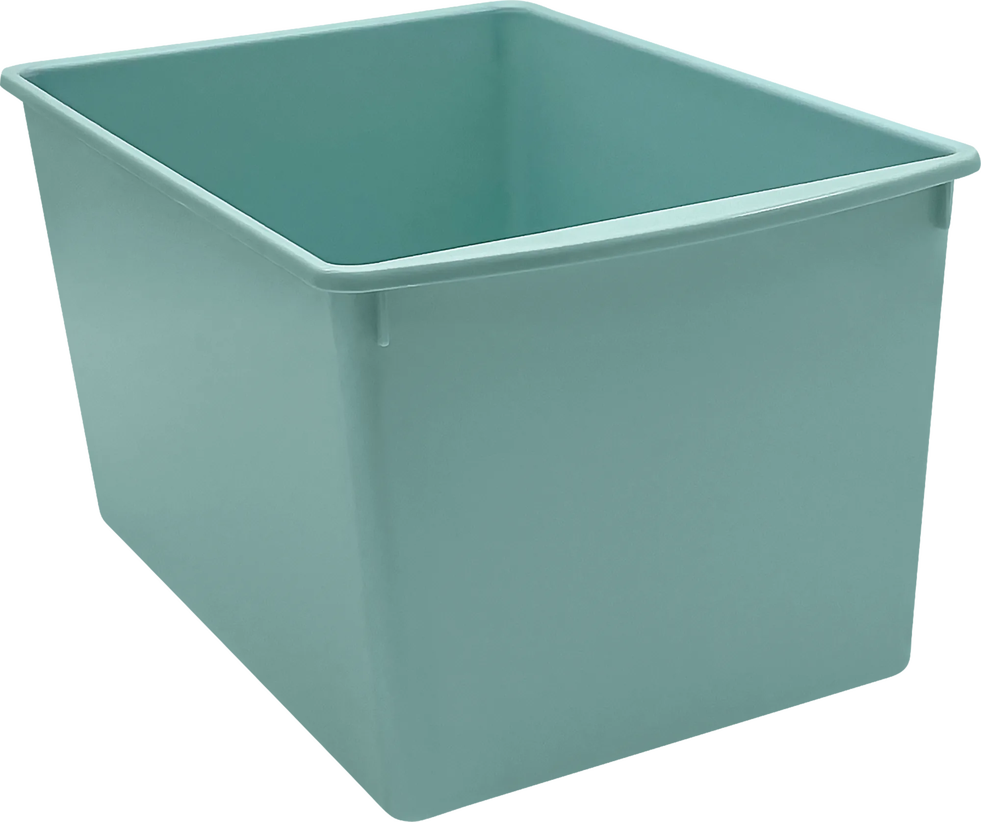 Calming Blue Plastic Multi-Purpose Bin