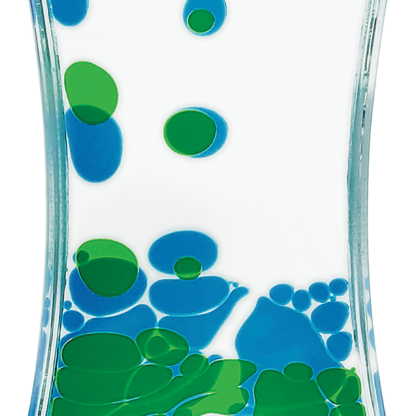 Green & Blue Liquid Motion Bubbler