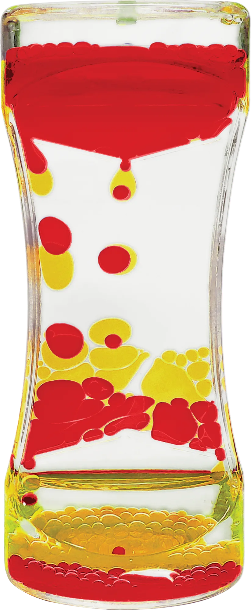 Red & Yellow Liquid Motion Bubbler