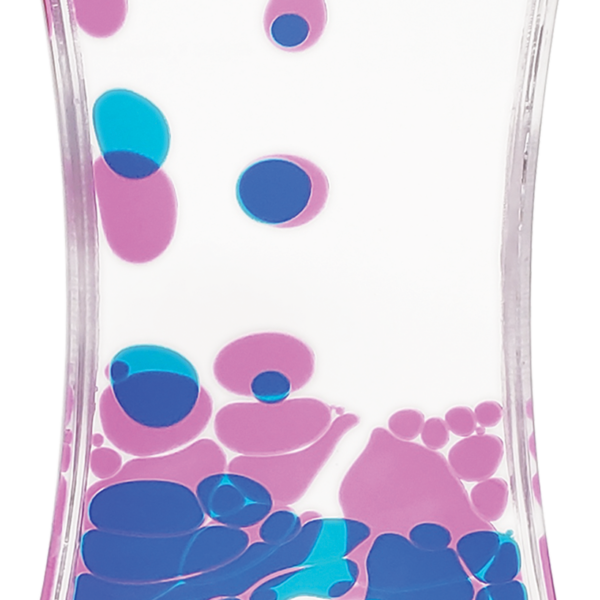 Blue & Pink Liquid Motion Bubbler