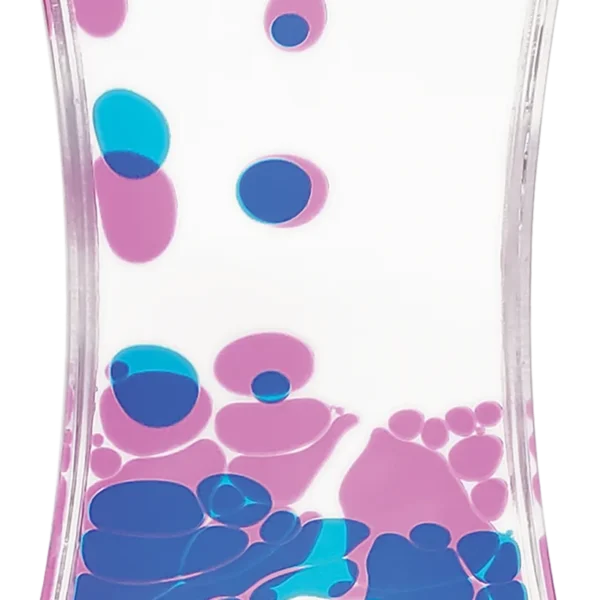 Blue & Pink Liquid Motion Bubbler