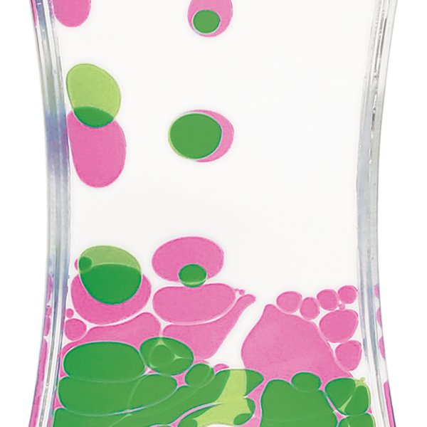 Pink & Green Liquid Motion Bubbler