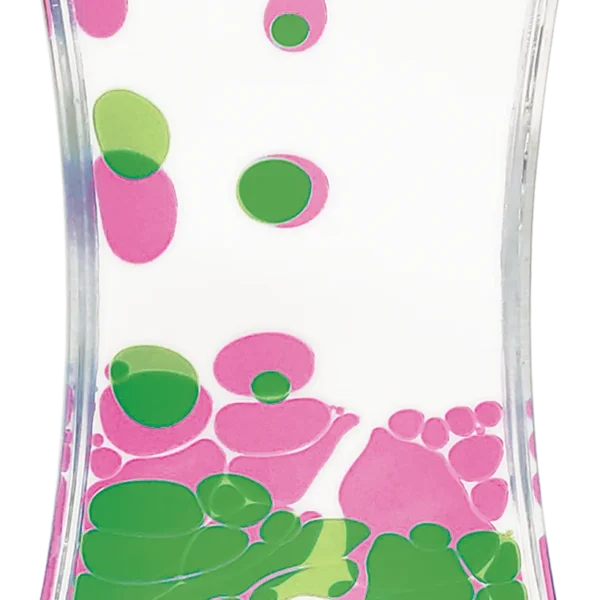Pink & Green Liquid Motion Bubbler