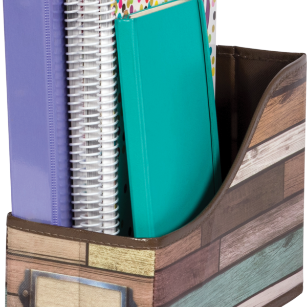 Reclaimed Wood Book Bin
