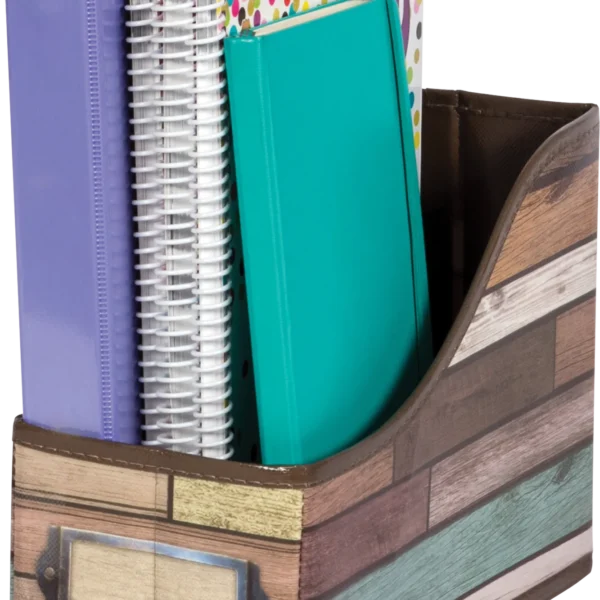 Reclaimed Wood Book Bin