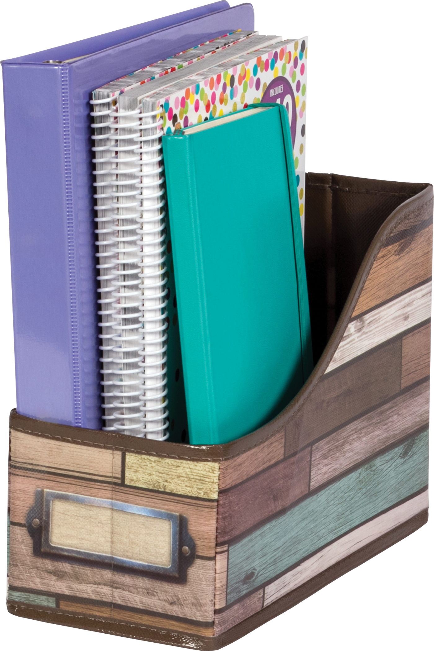 Reclaimed Wood Book Bin
