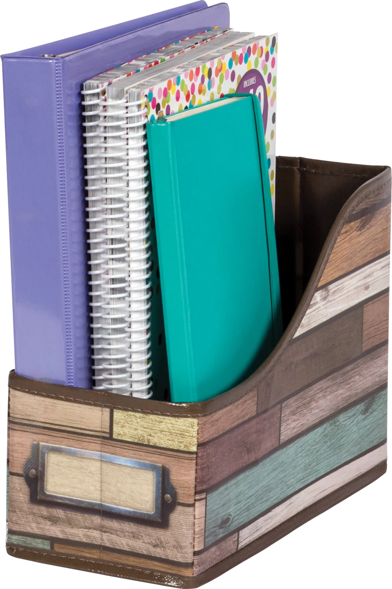 Reclaimed Wood Book Bin