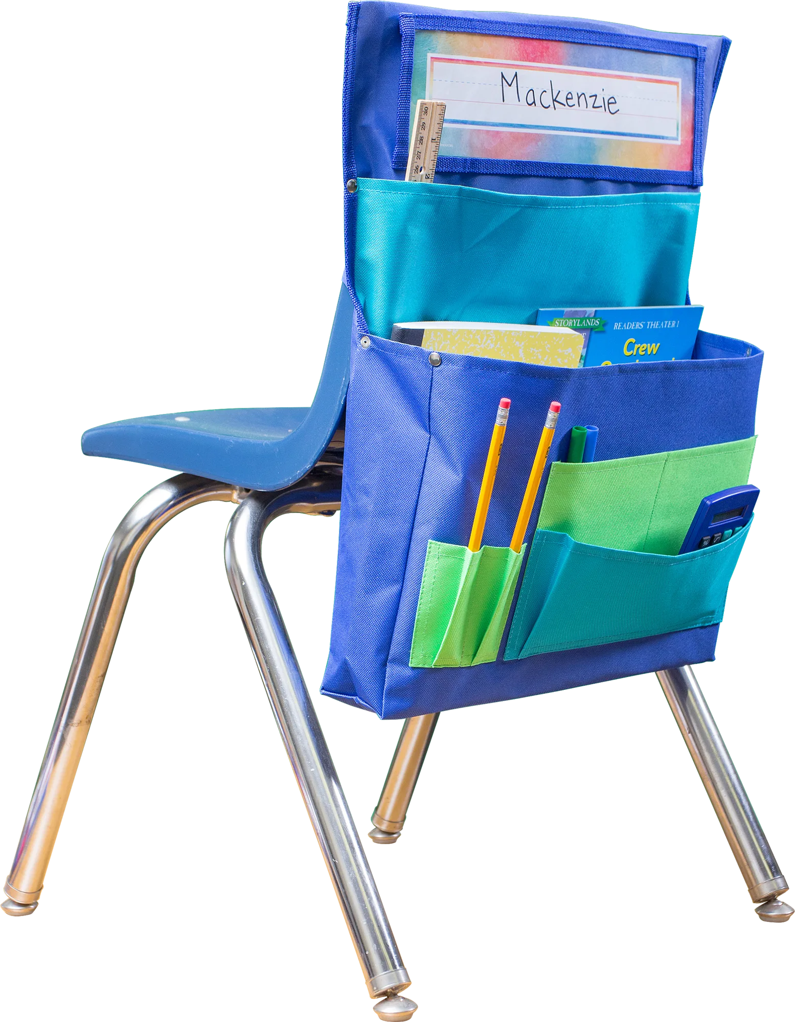 Blue, Teal & Lime Chair Pocket