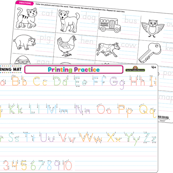 Printing Practice Learning Mat