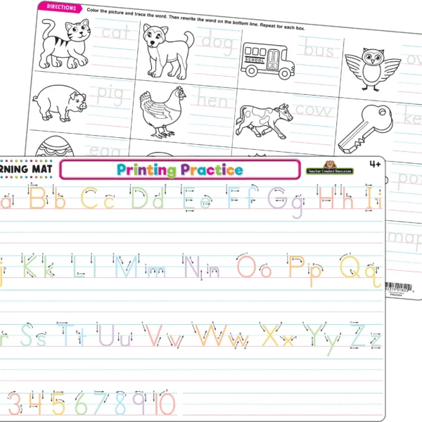 Printing Practice Learning Mat