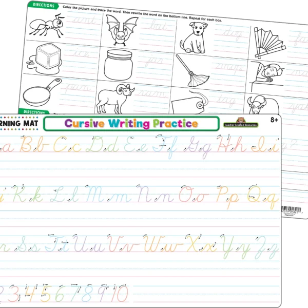 Cursive Writing Practice Learning Mat