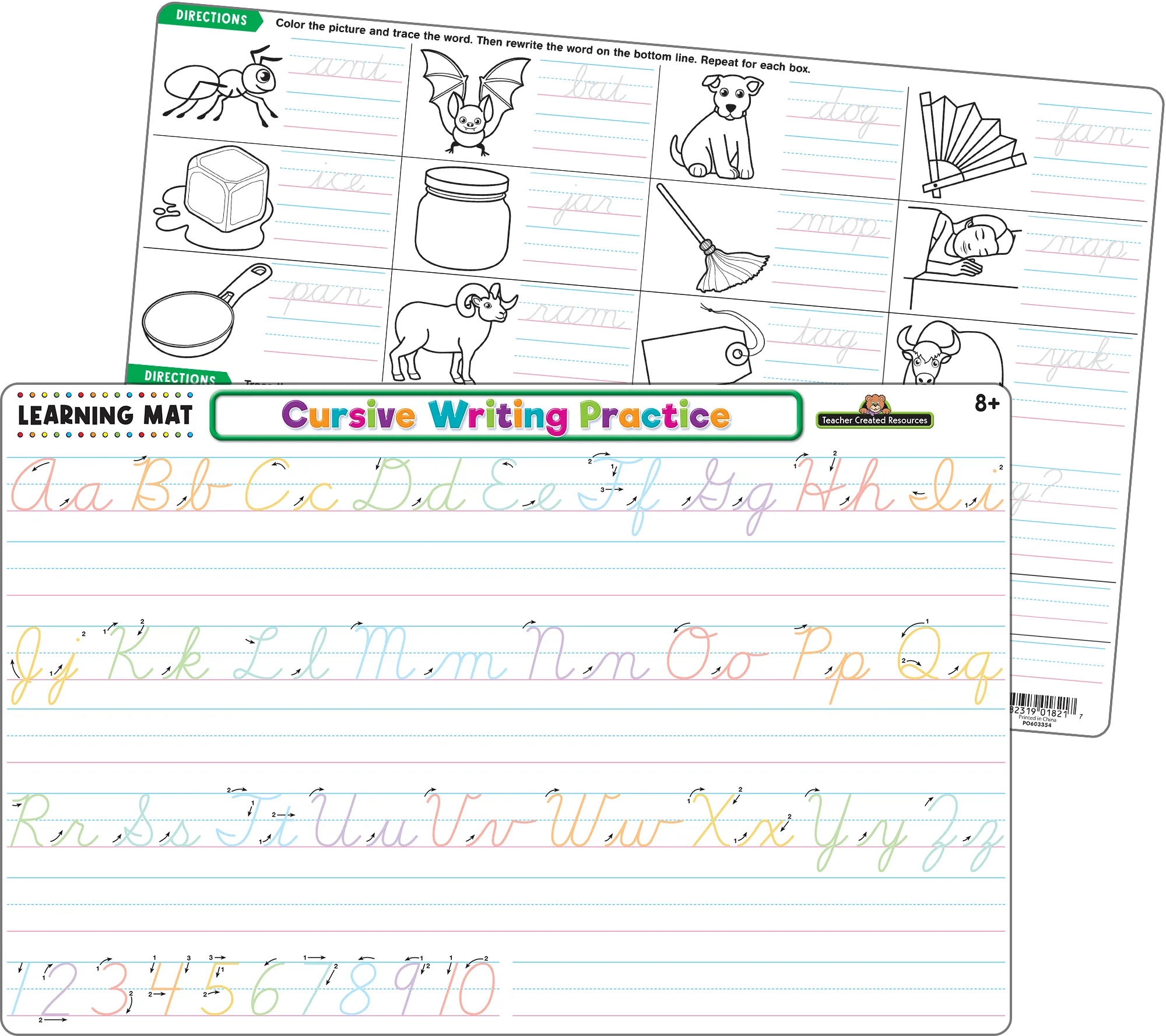 Cursive Writing Practice Learning Mat