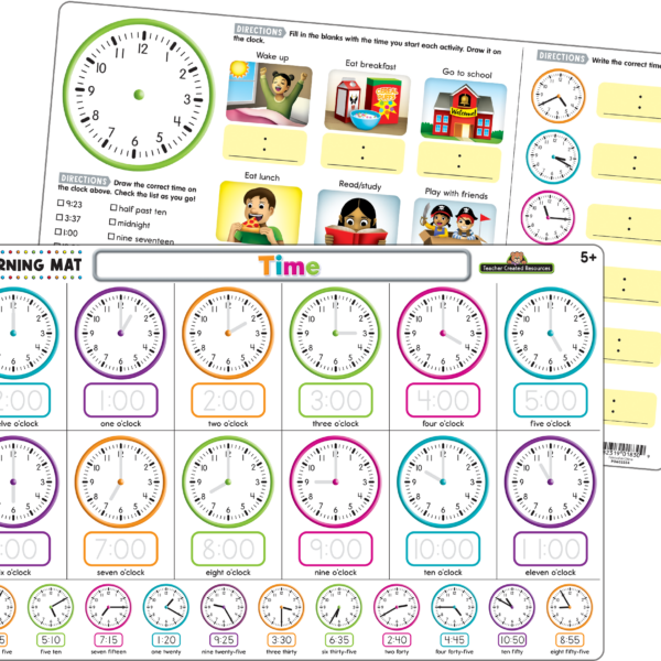 Time Learning Mat