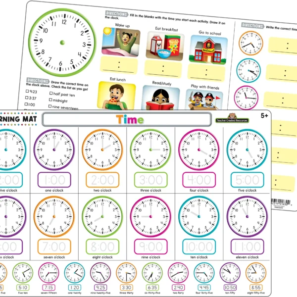 Time Learning Mat
