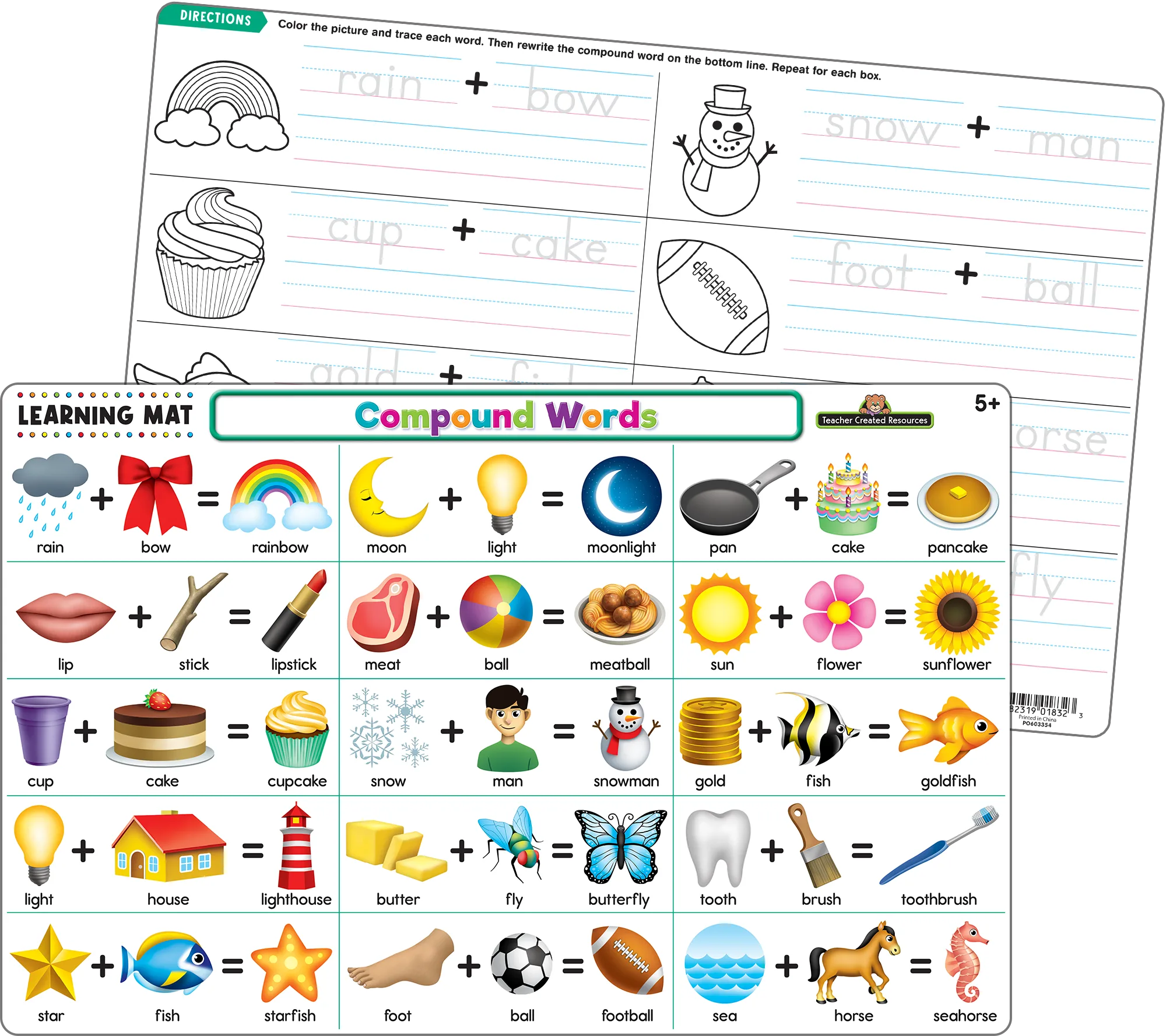 Compound Words Learning Mat