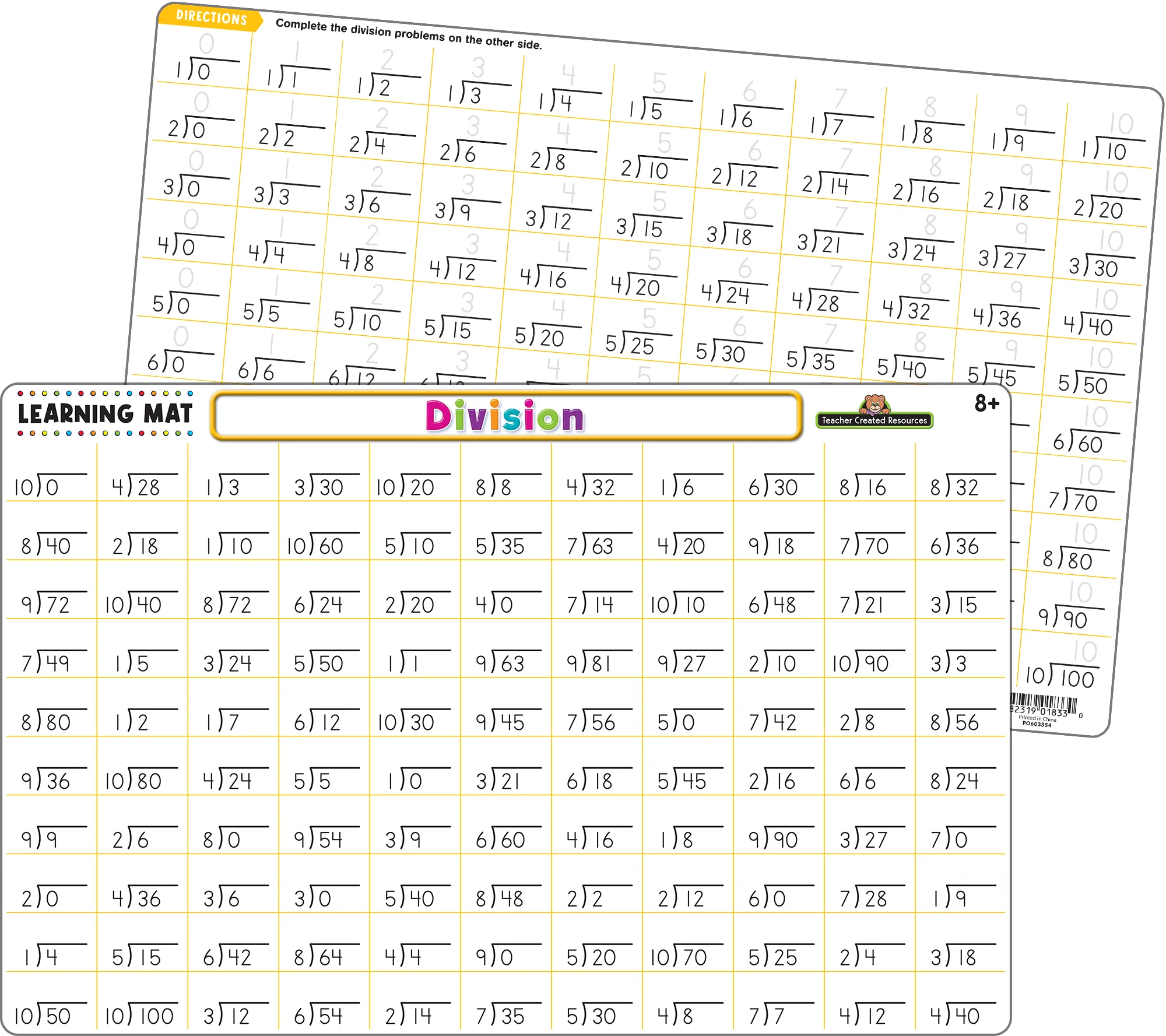 Division Learning Mat