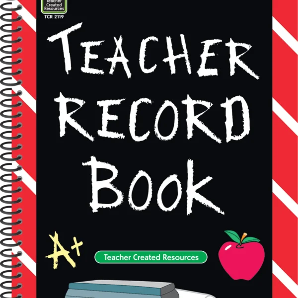 Chalkboard Teacher Record Book