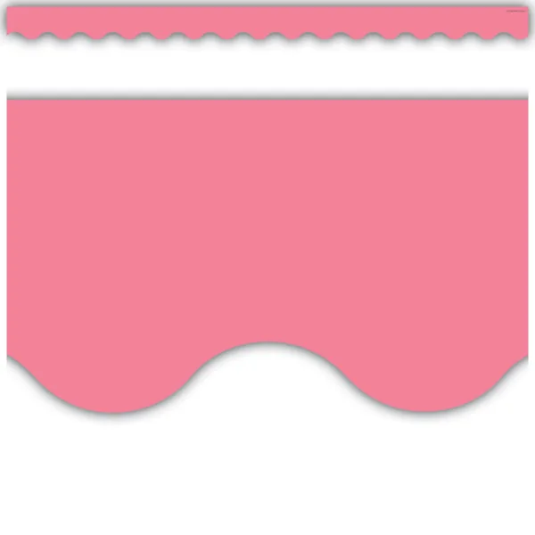 Light Pink Scalloped Border Trim