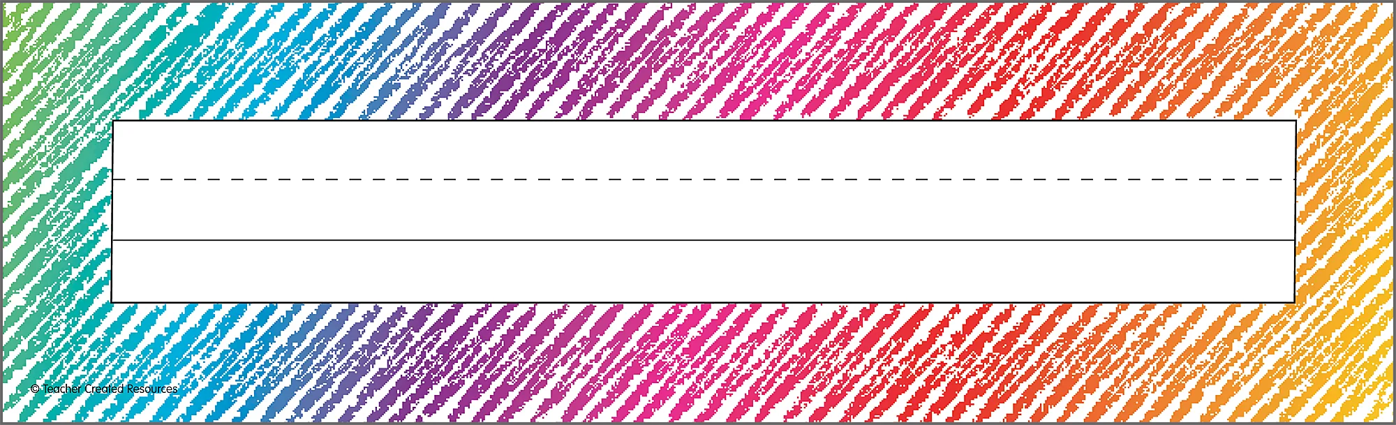 Colorful Scribble Flat Name Plates