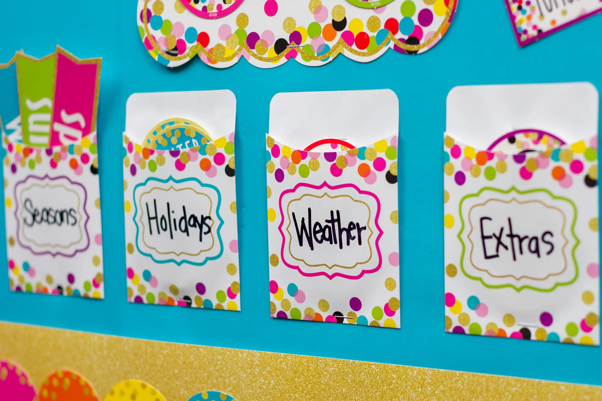 Confetti Library Pockets - Multi-Pack - Image 2