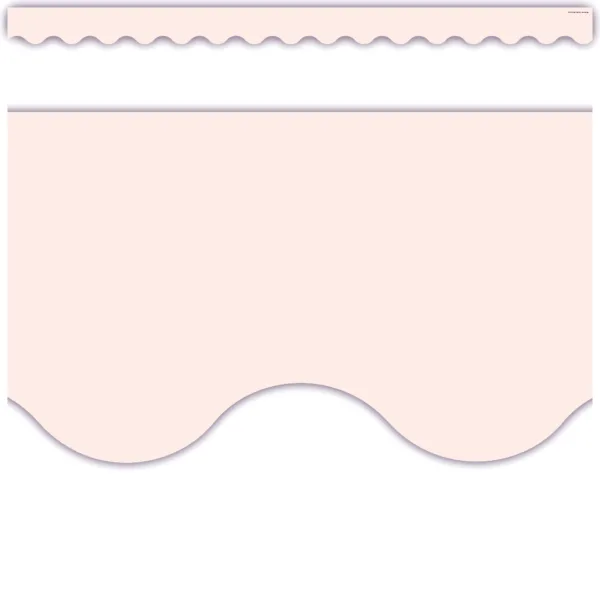 Blush Scalloped Border Trim