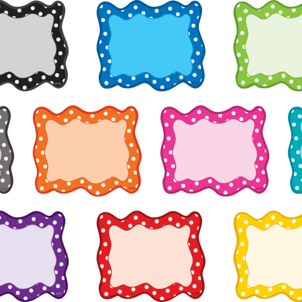 Polka Dots Blank Cards Mini Accents