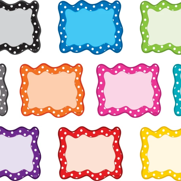 Polka Dots Blank Cards Mini Accents