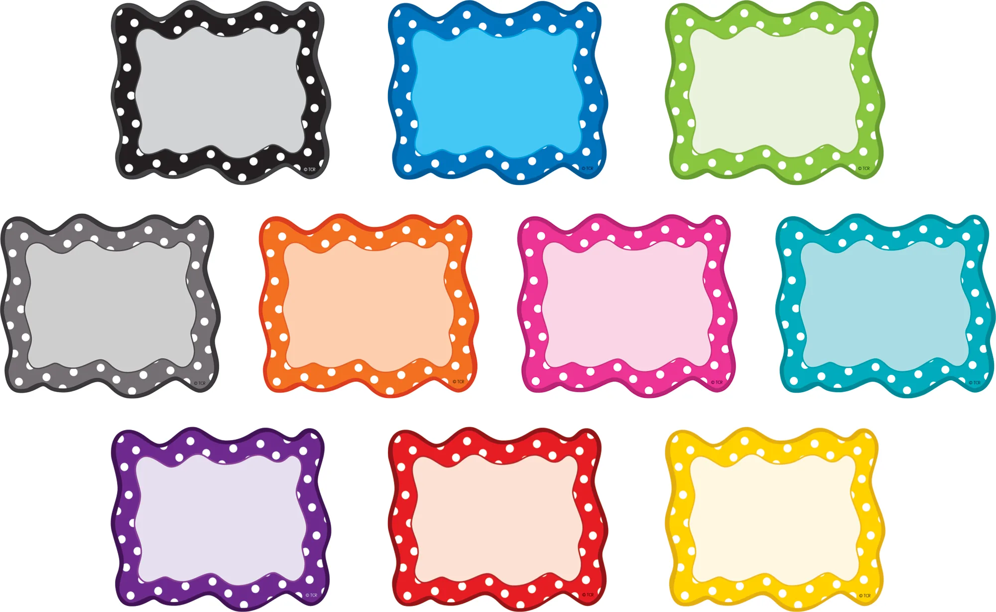 Polka Dots Blank Cards Mini Accents