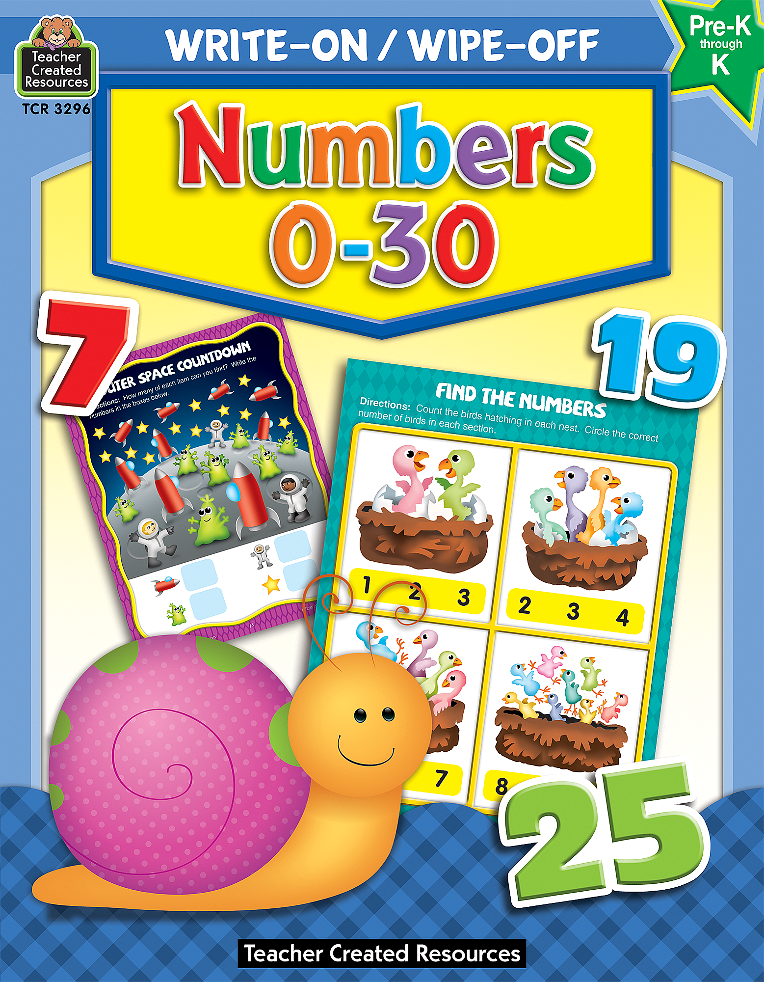 Write-On/Wipe-Off: Numbers 0-20
