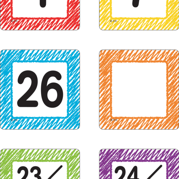 Scribble Calendar Days