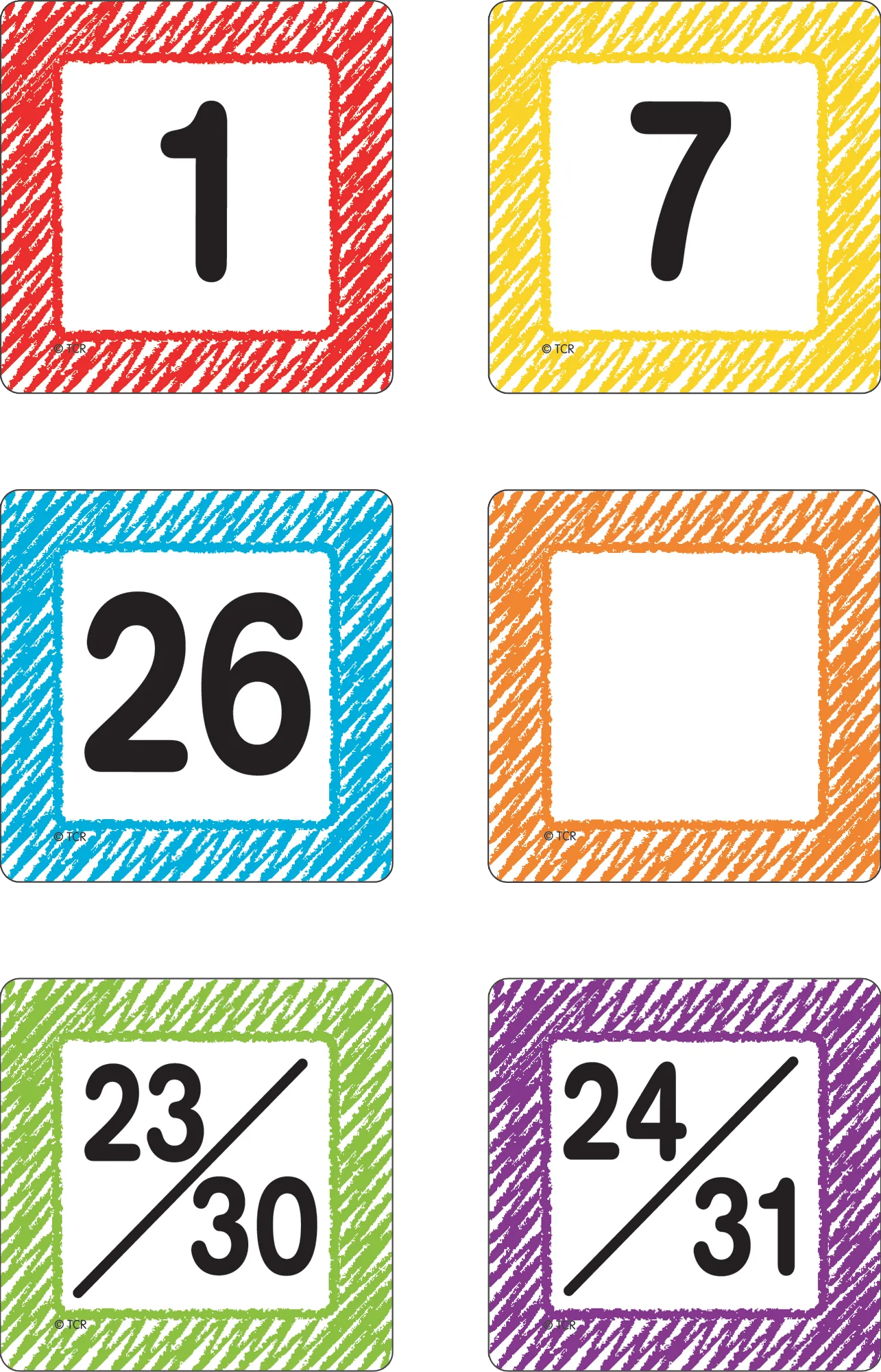 Scribble Calendar Days