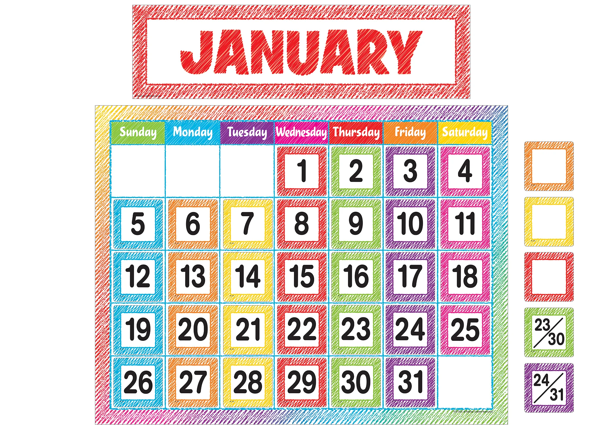Scribble Calendar Days - Image 2