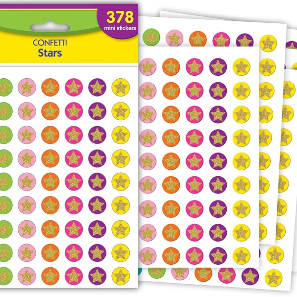 Confetti Stars Mini Stickers
