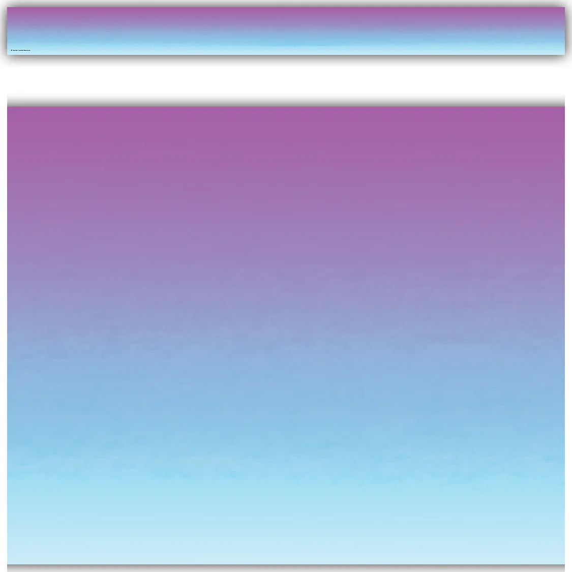 Purple and Blue Color Wash Straight Border Trim