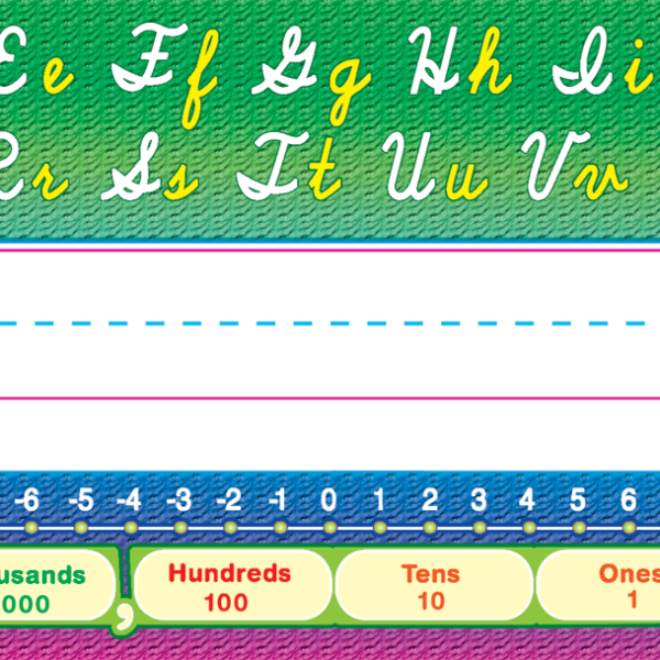 Cursive Writing Flat Name Plates