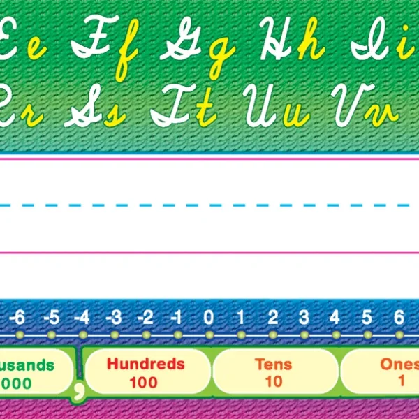 Cursive Writing Flat Name Plates