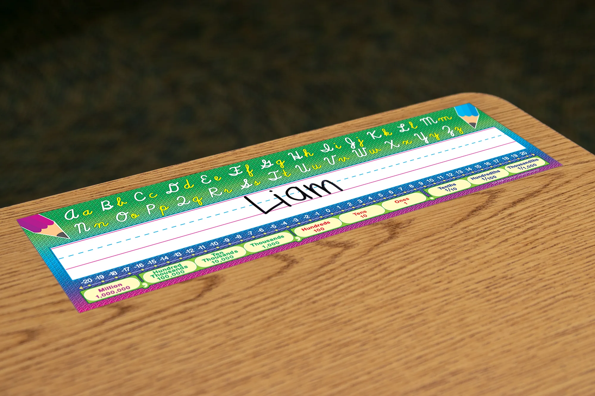 Cursive Writing Flat Name Plates - Image 2
