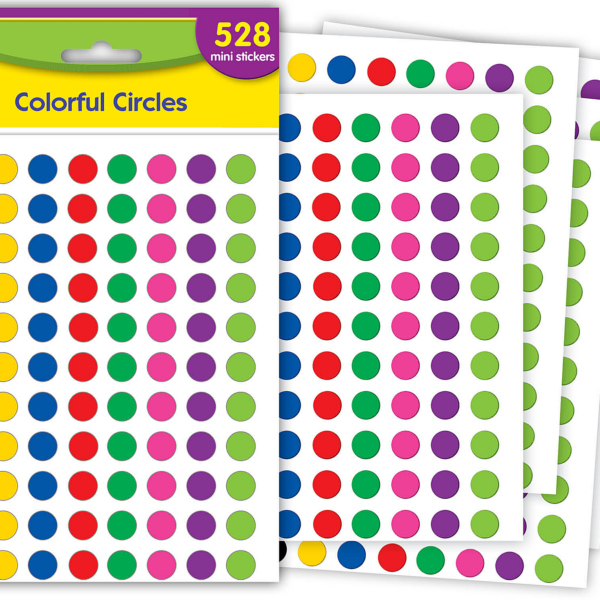Colorful Circles Mini Stickers