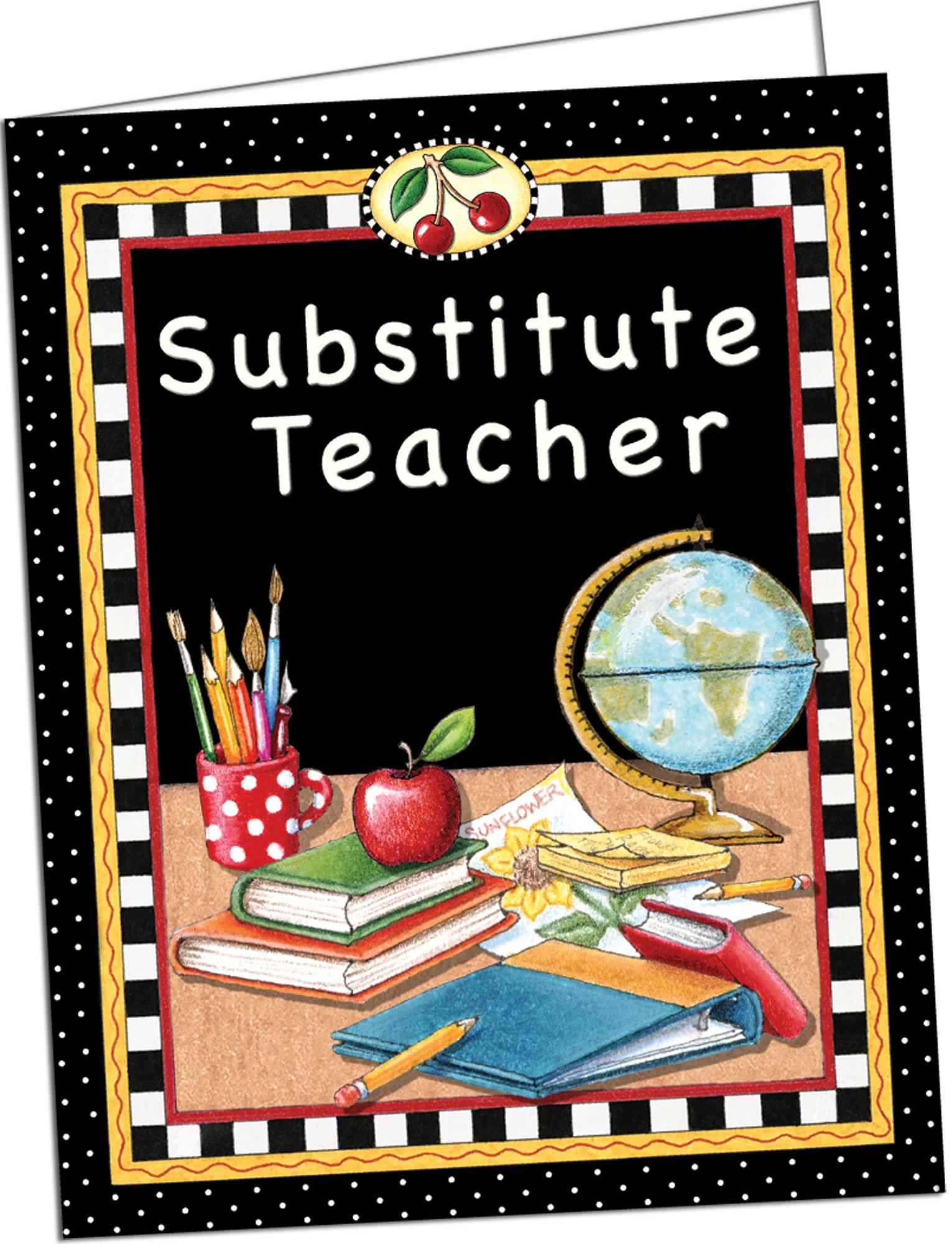 Substitute Teacher Pocket Folder from Mary Engelbreit