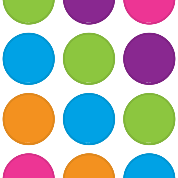 Bright Colors Circles Mini Accents