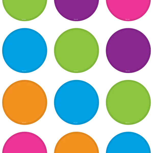 Bright Colors Circles Mini Accents