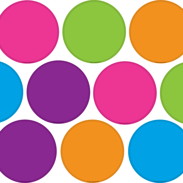 Bright Colors Circles Accents