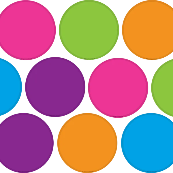 Bright Colors Circles Accents