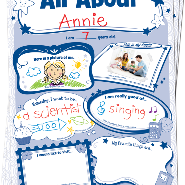 All About Me Poster Pack