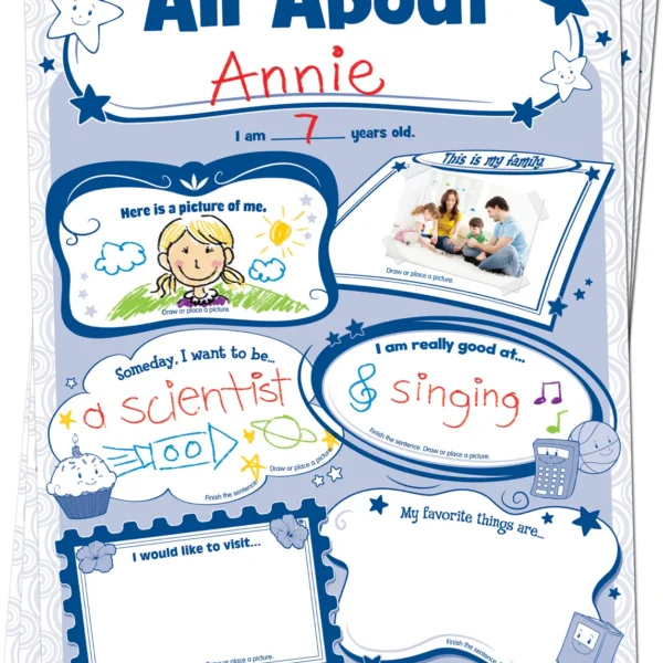 All About Me Poster Pack