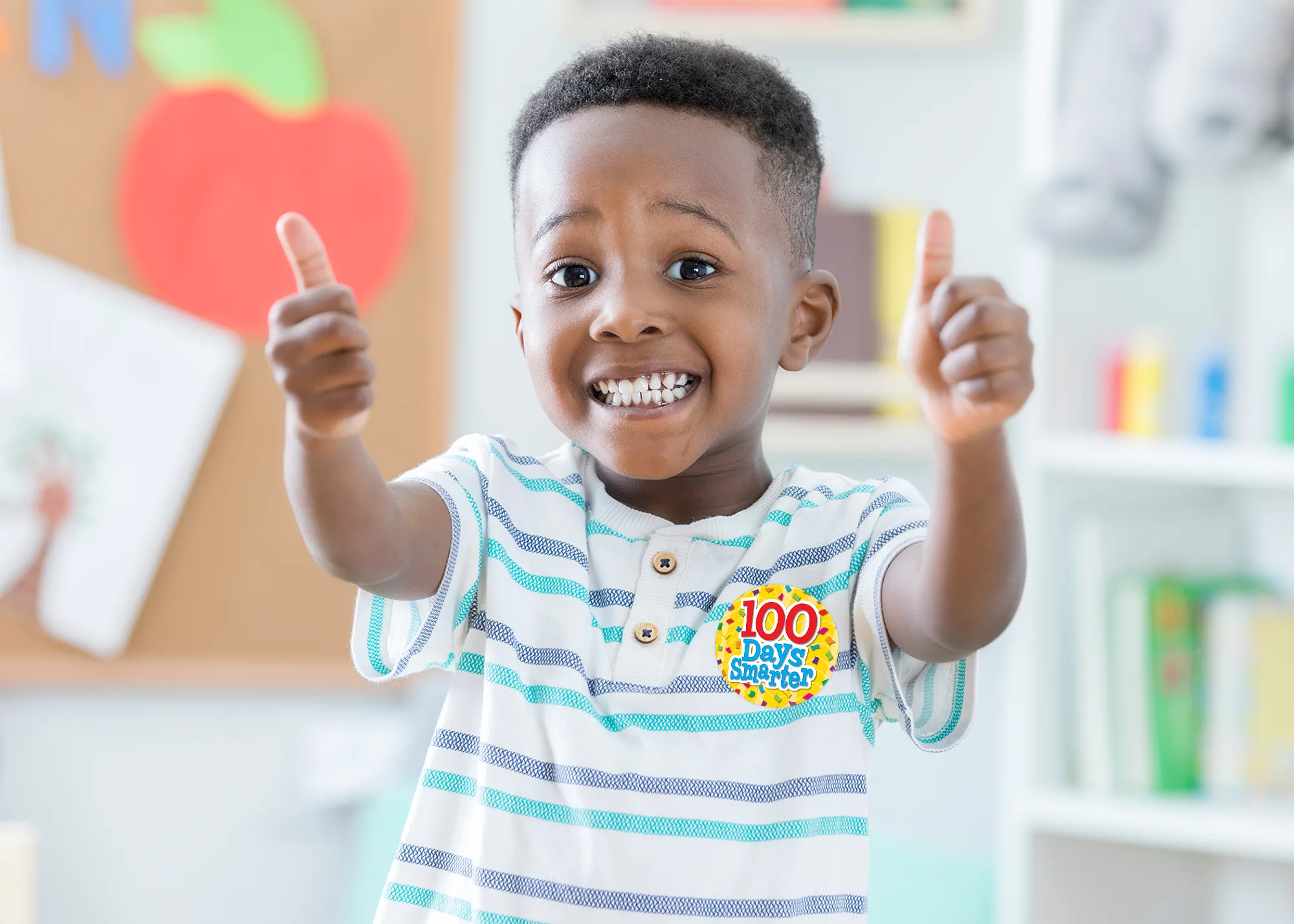 100 Days Smarter Wear 'Em Badg - Image 2