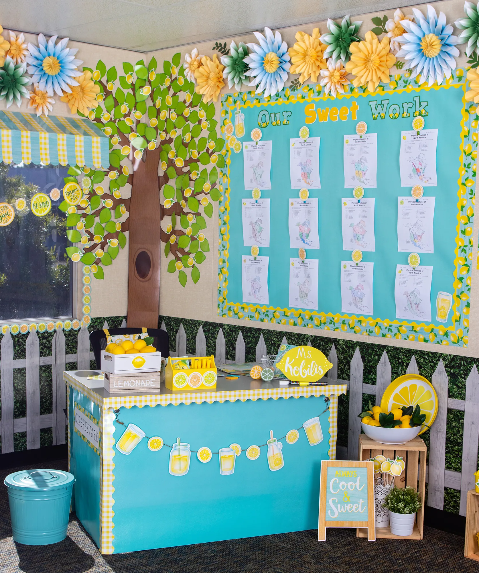 Big Tree with Polka Dot Leaves Bulletin Board - Image 2