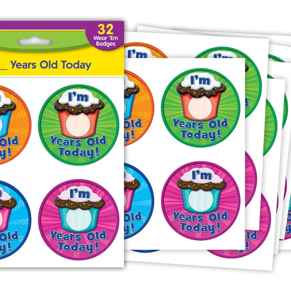 I'm __ Years Old Today Wear 'Em Ba