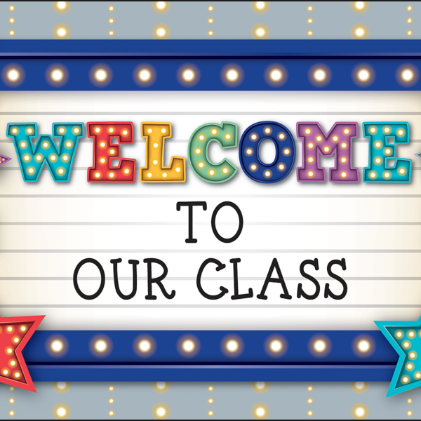 Marquee Welcome Postcards